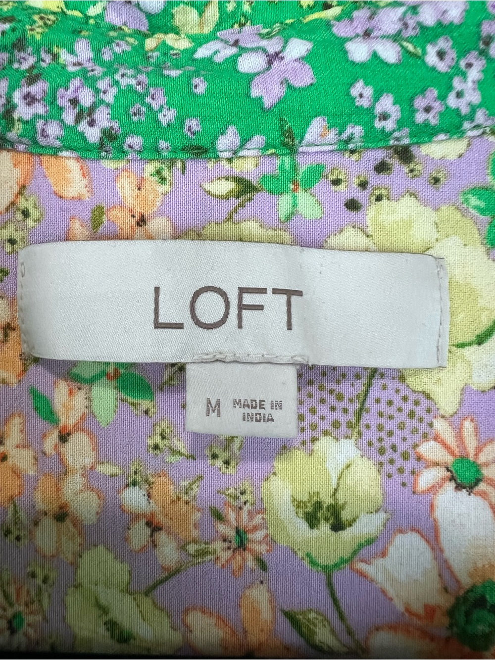 LOFT Floral Godet Pocket Shirtdress - Picture 4 of 9
